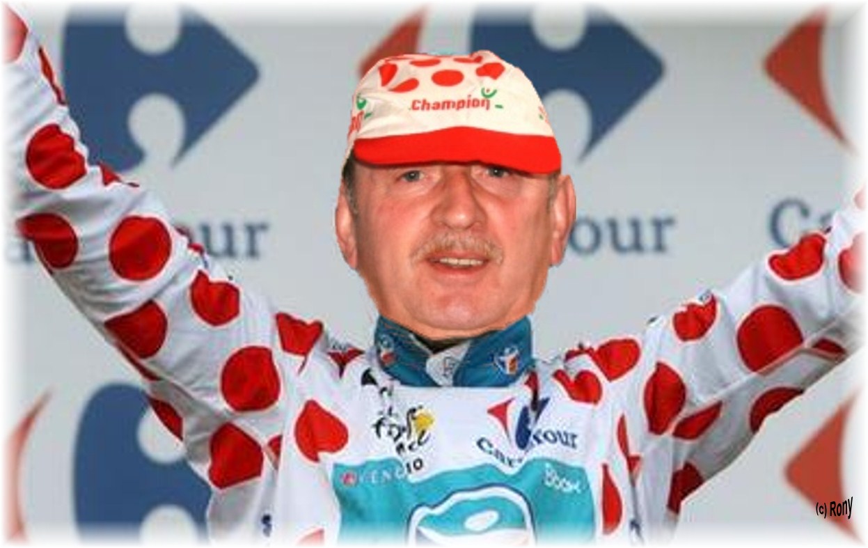 Ugo le champion du tour de France
