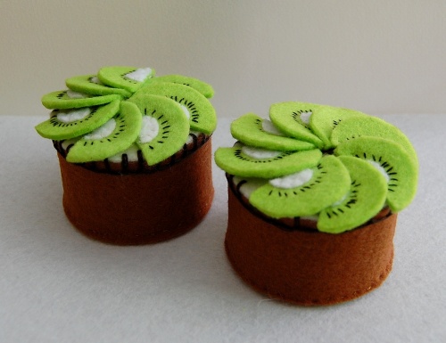 cupcake kiwi feutrine