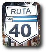 signalétique de la Ruta 40