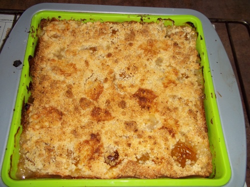 Crumble aux prunes Thermomix