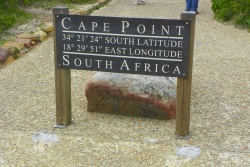 Pancarte informative sur Cape Point