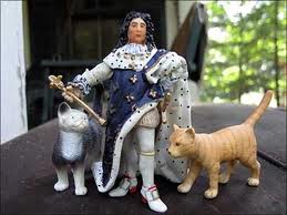 Louis XIV et les chats