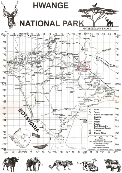 Hwange Np Good Map