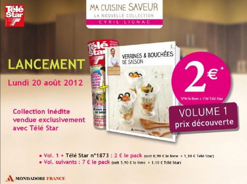 Collection " Ma cuisine saveur avec Cyril Lignac " - Télé Star - 20 Aôut Mod_article48614100_5027fd055b77f