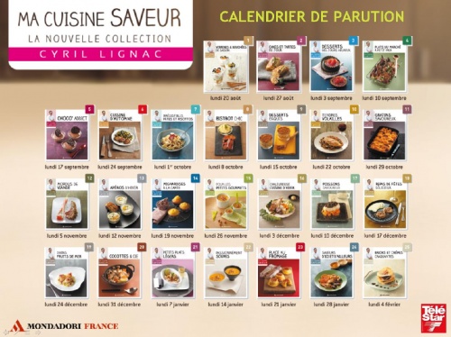 Collection " Ma cuisine saveur avec Cyril Lignac " - Télé Star - 20 Aôut Mod_article48614100_5027fd15b611a